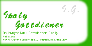 ipoly gottdiener business card